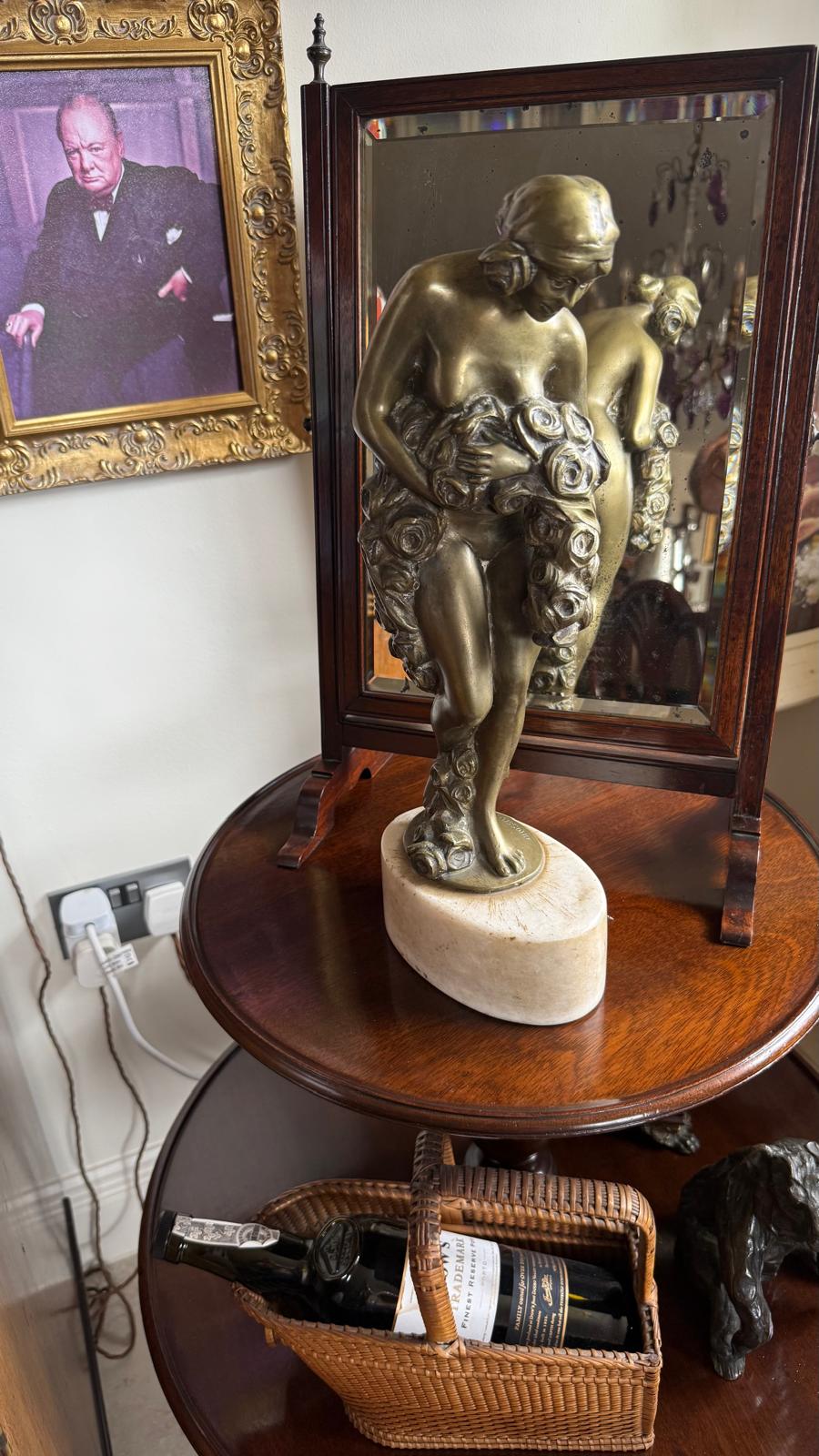 Bronze statue