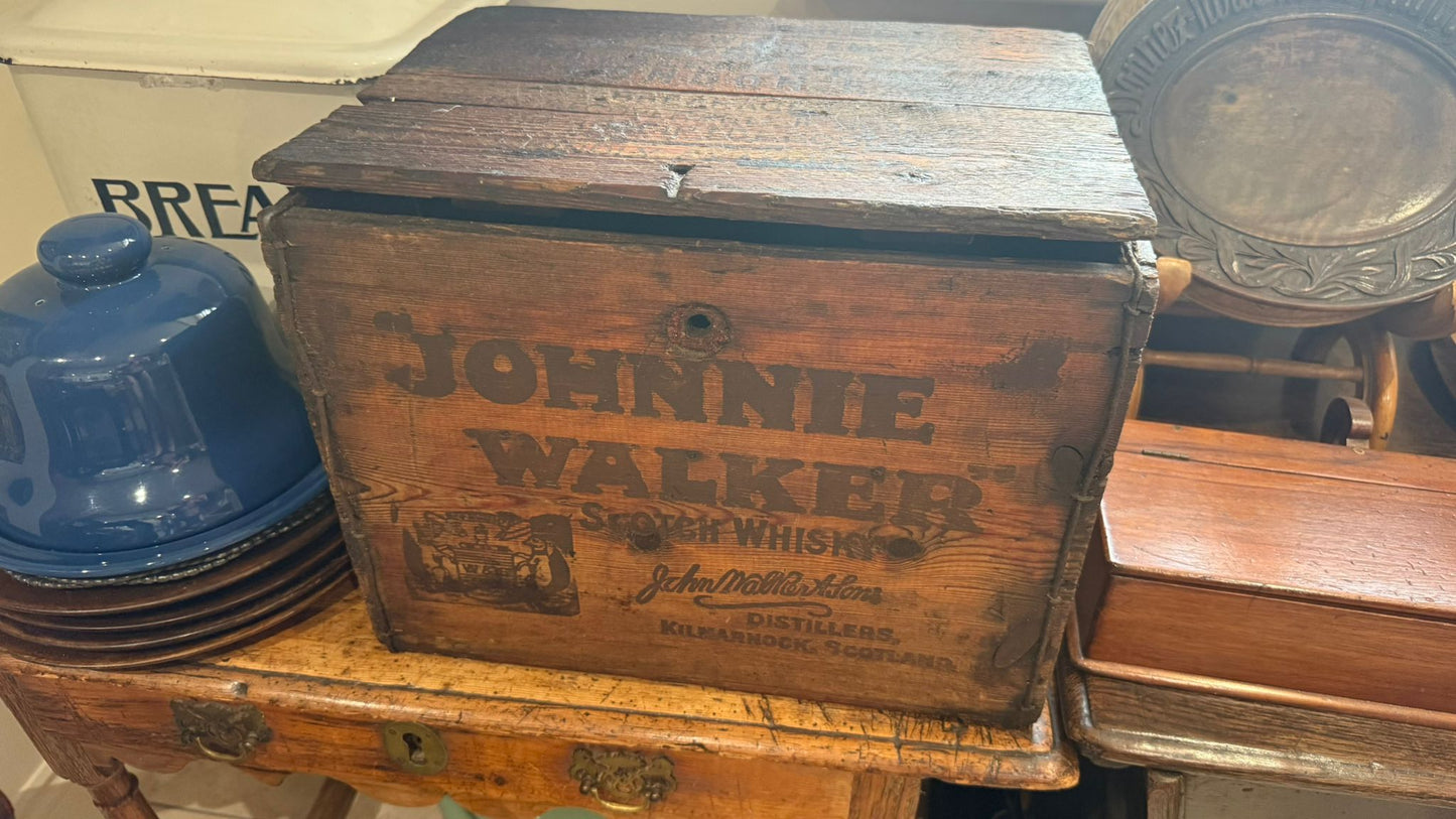 Wooden storage box