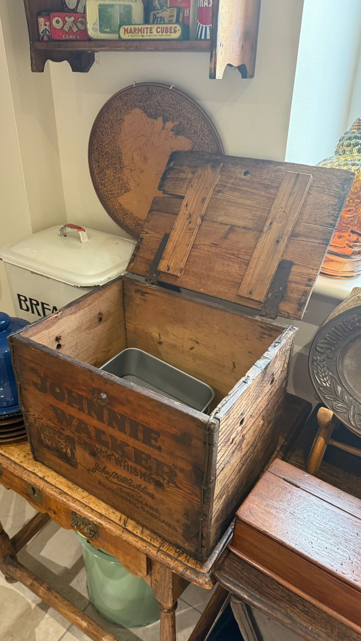 Wooden storage box