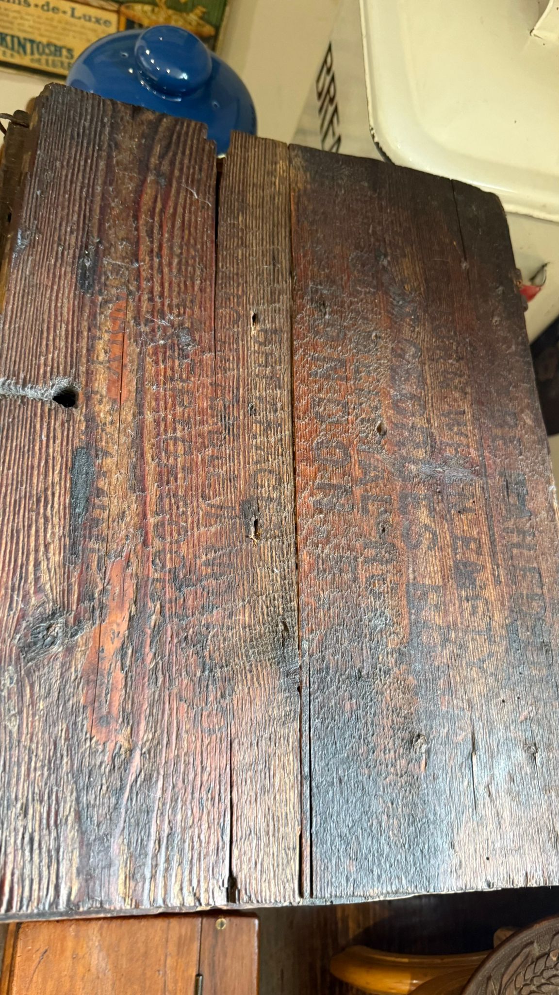 Wooden storage box