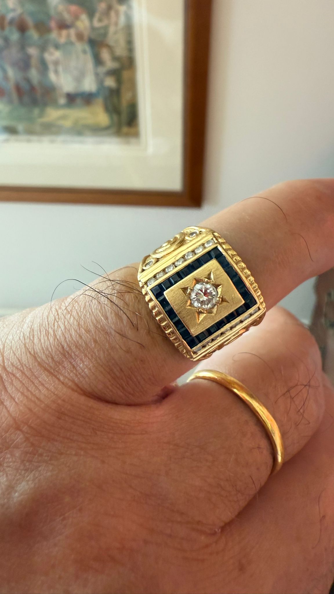 Gold and Diamond Ring