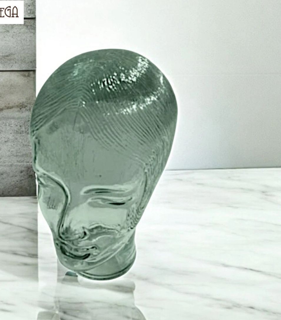 Art Deco Glass Head