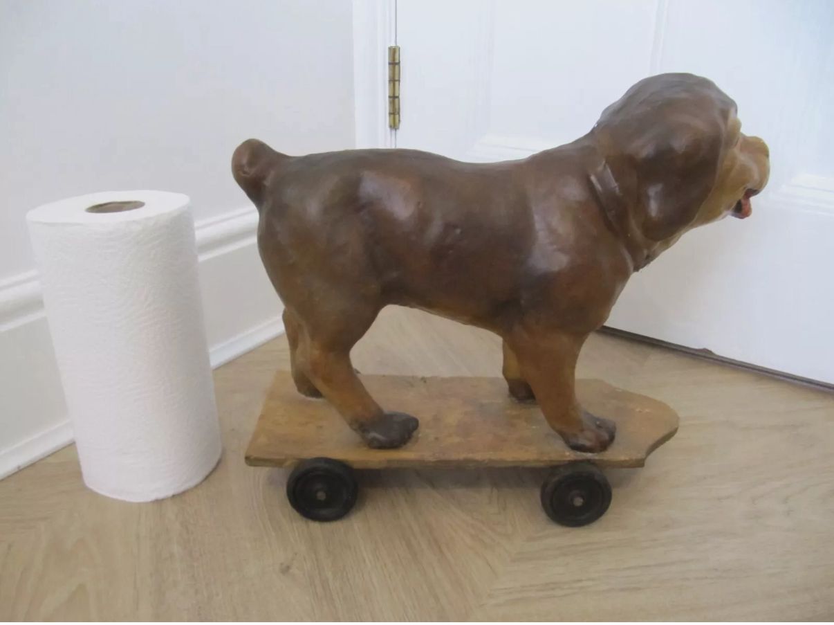 Toy Pull Along Dog