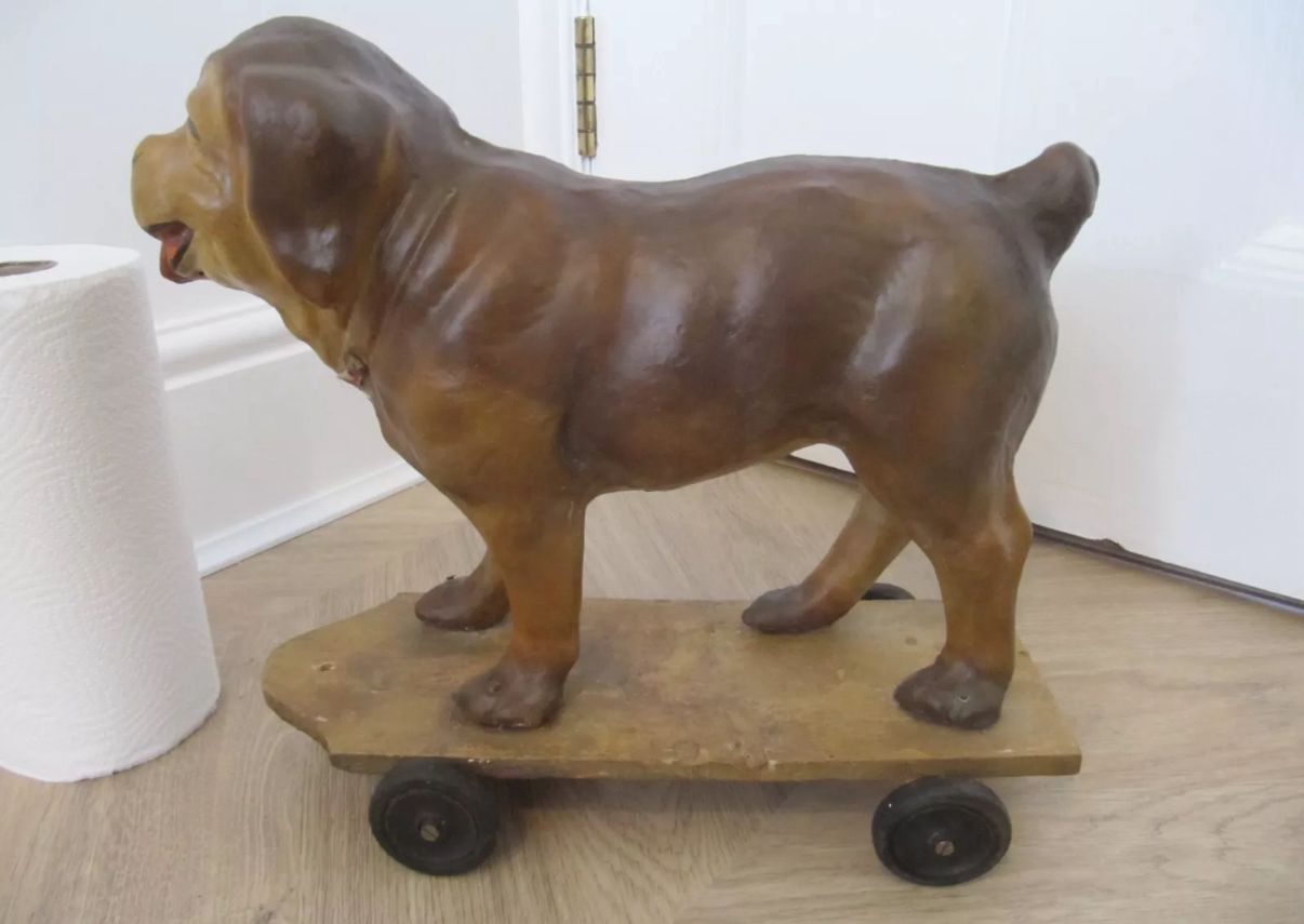 Toy Pull Along Dog