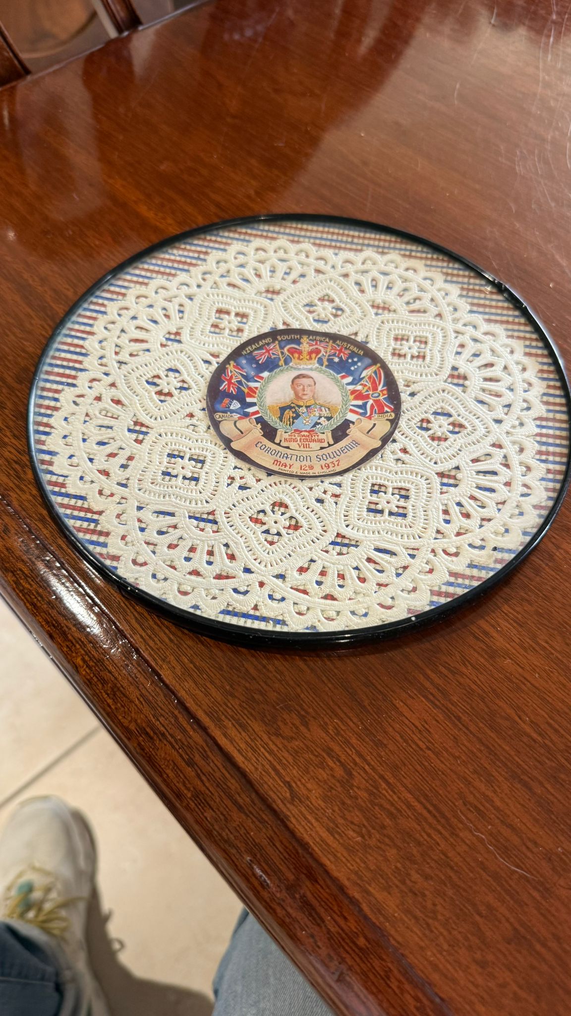 Large Coronation Souvenir Coaster