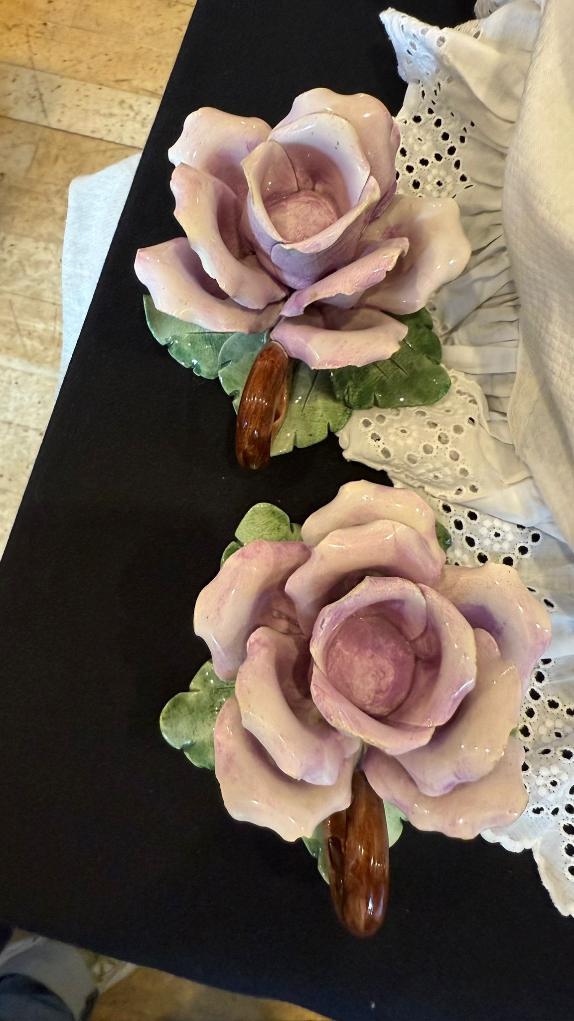 Porcelain Candle Holders