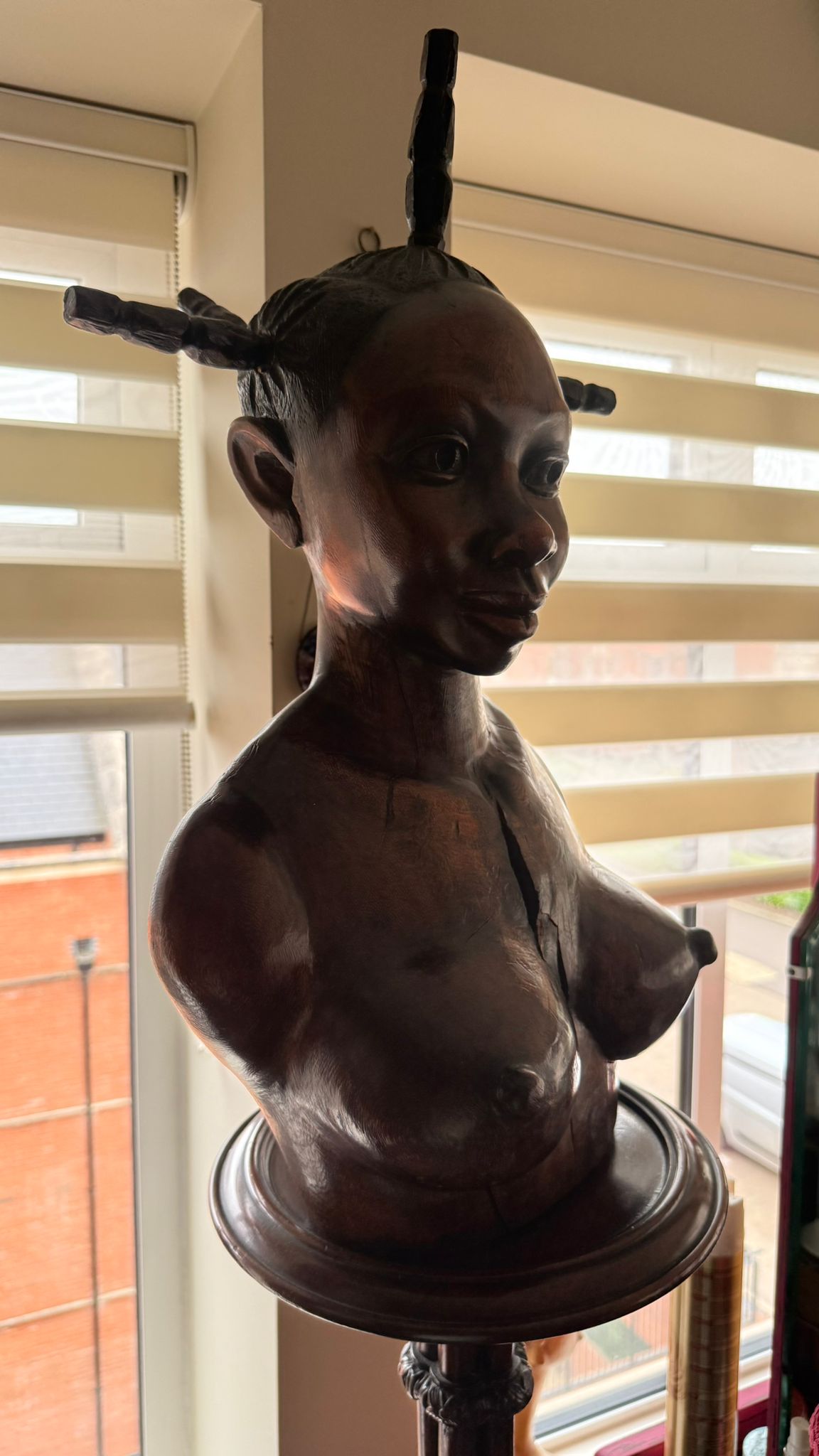 1930’s Art Deco Wood Bust