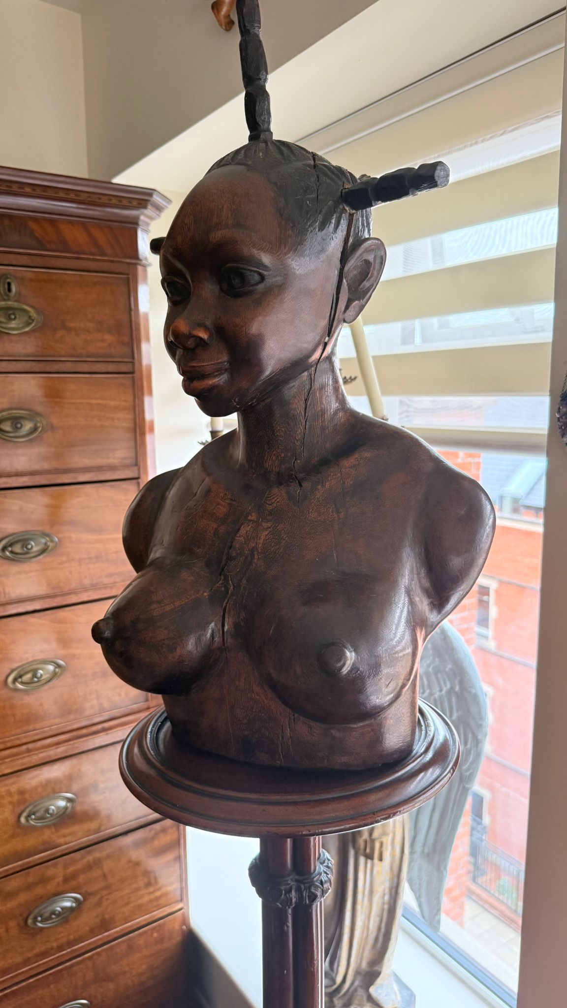 1930’s Art Deco Wood Bust