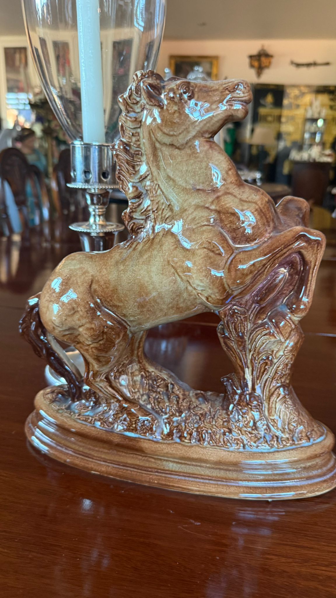 Pair of Staffordshire Stallions