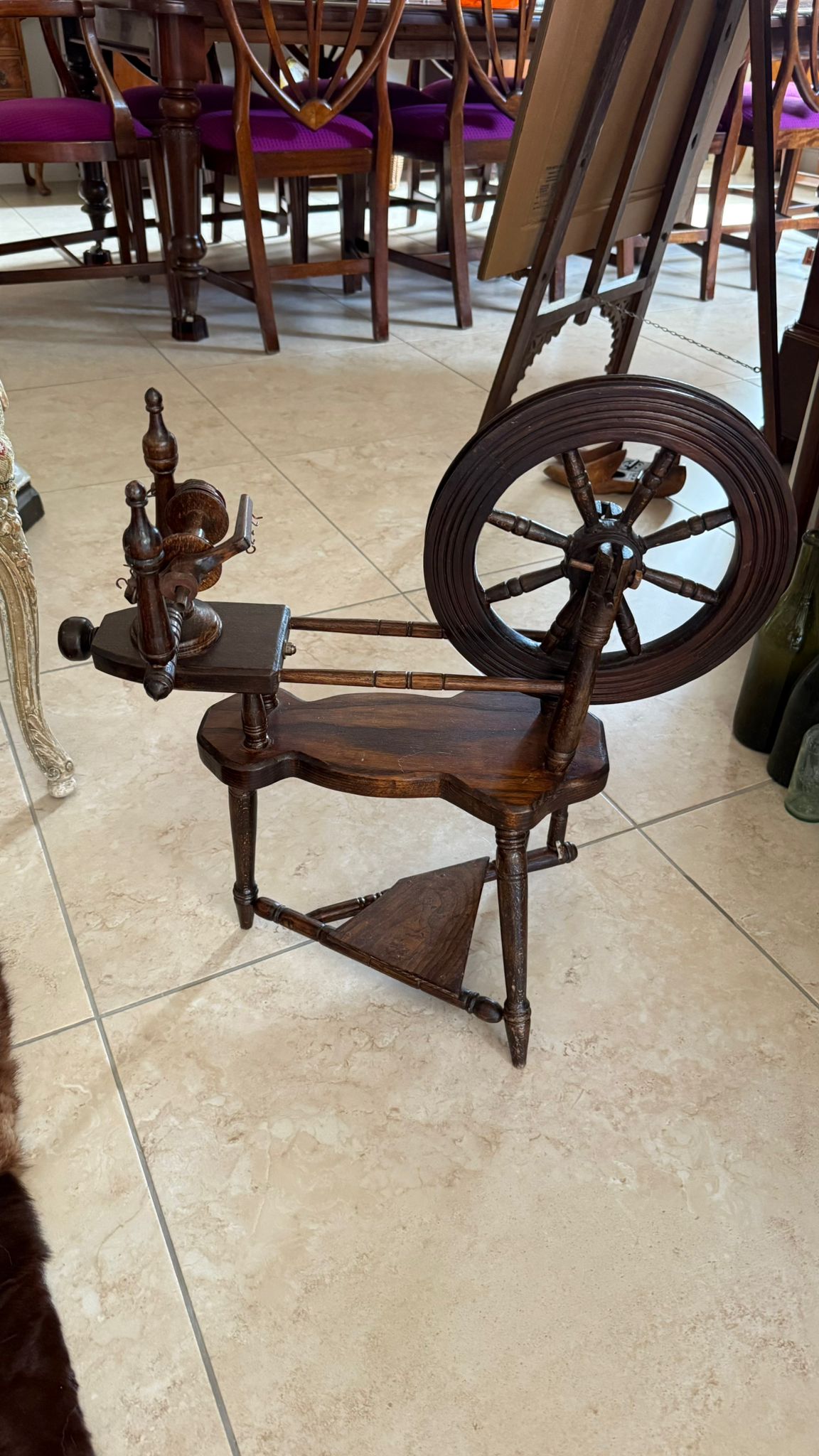 Miniature Spinning Wheel