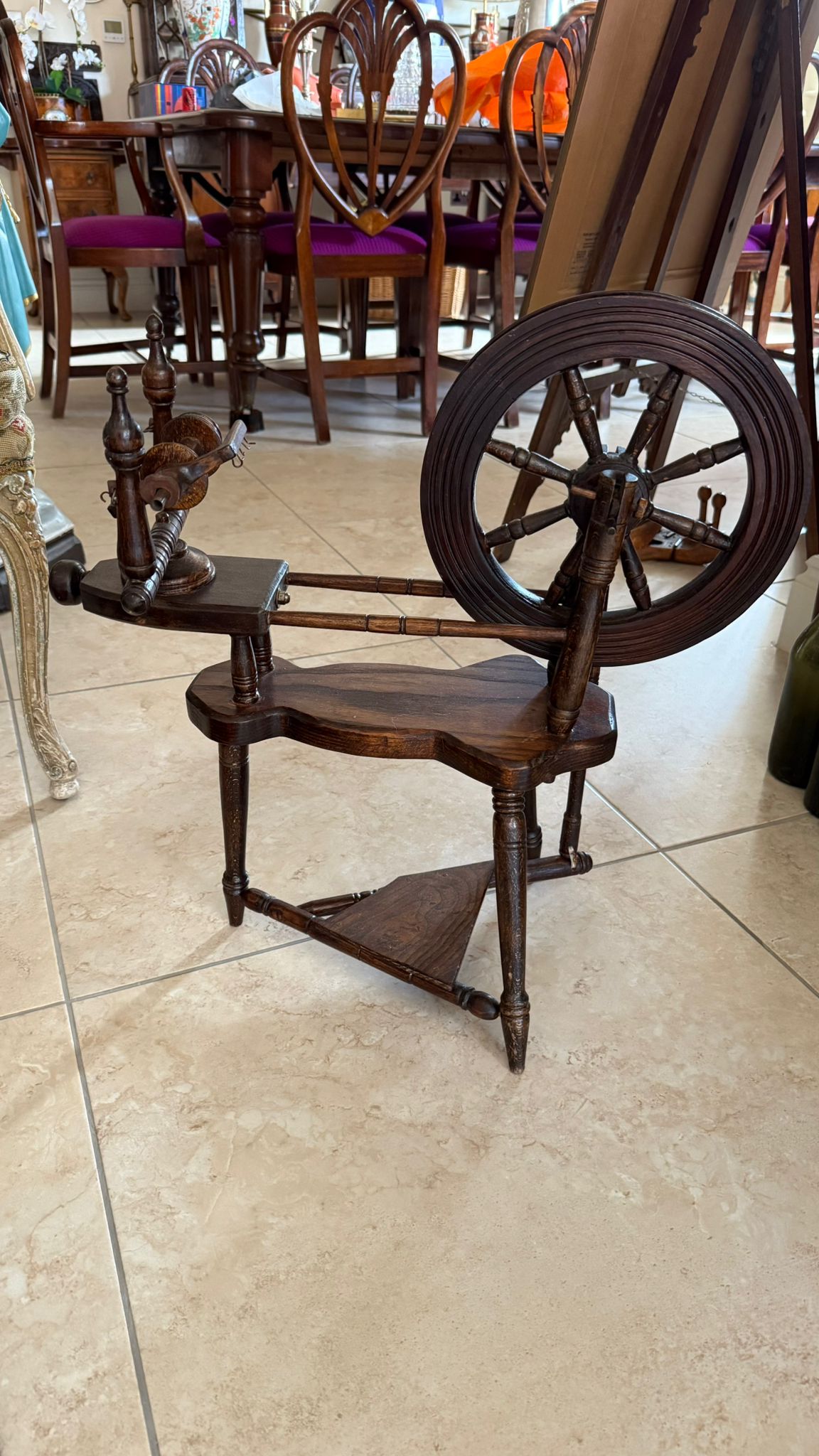 Miniature Spinning Wheel