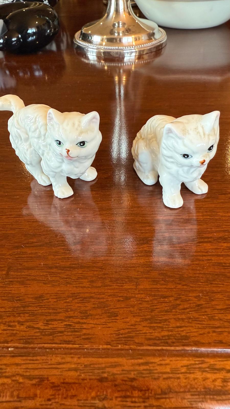 Pair of porcelain Cats