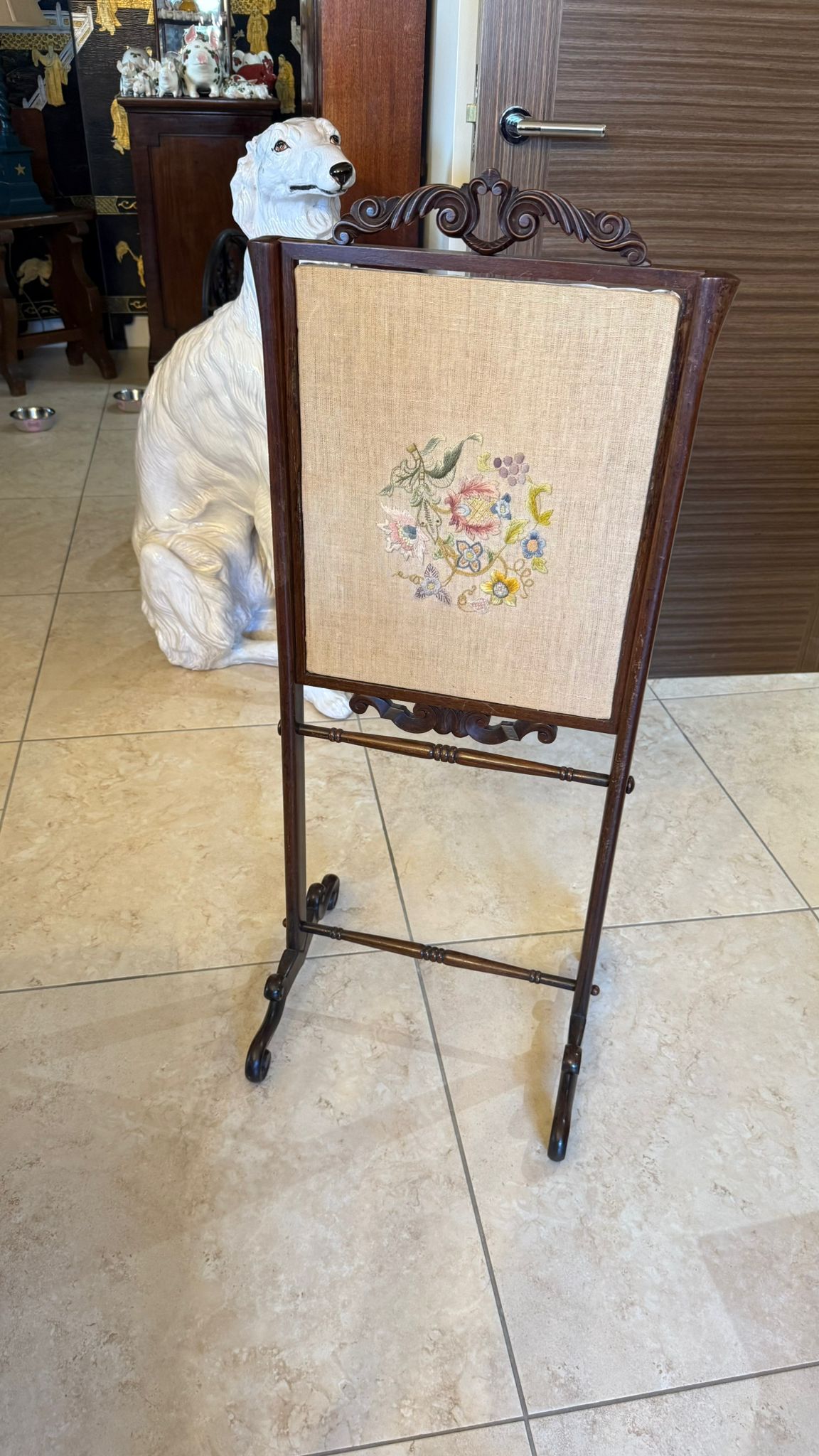 Mahogany Fire Screen