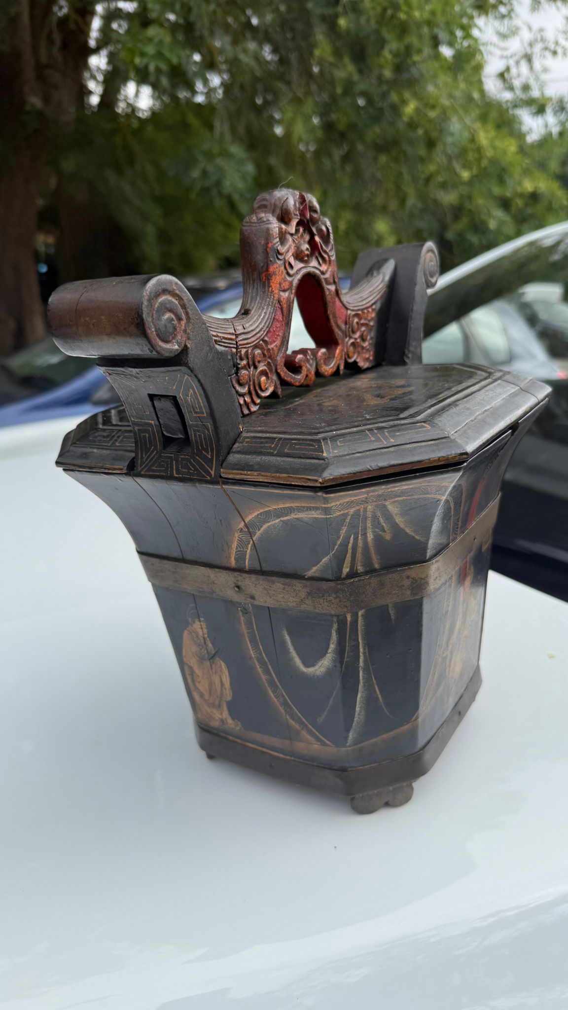 Chinese Lacquer Wedding Box