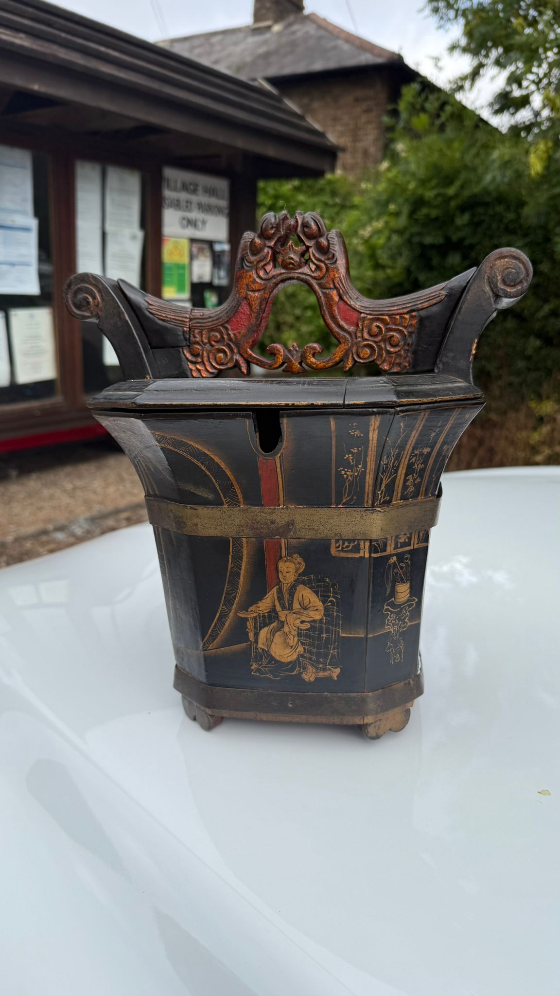 Chinese Lacquer Wedding Box