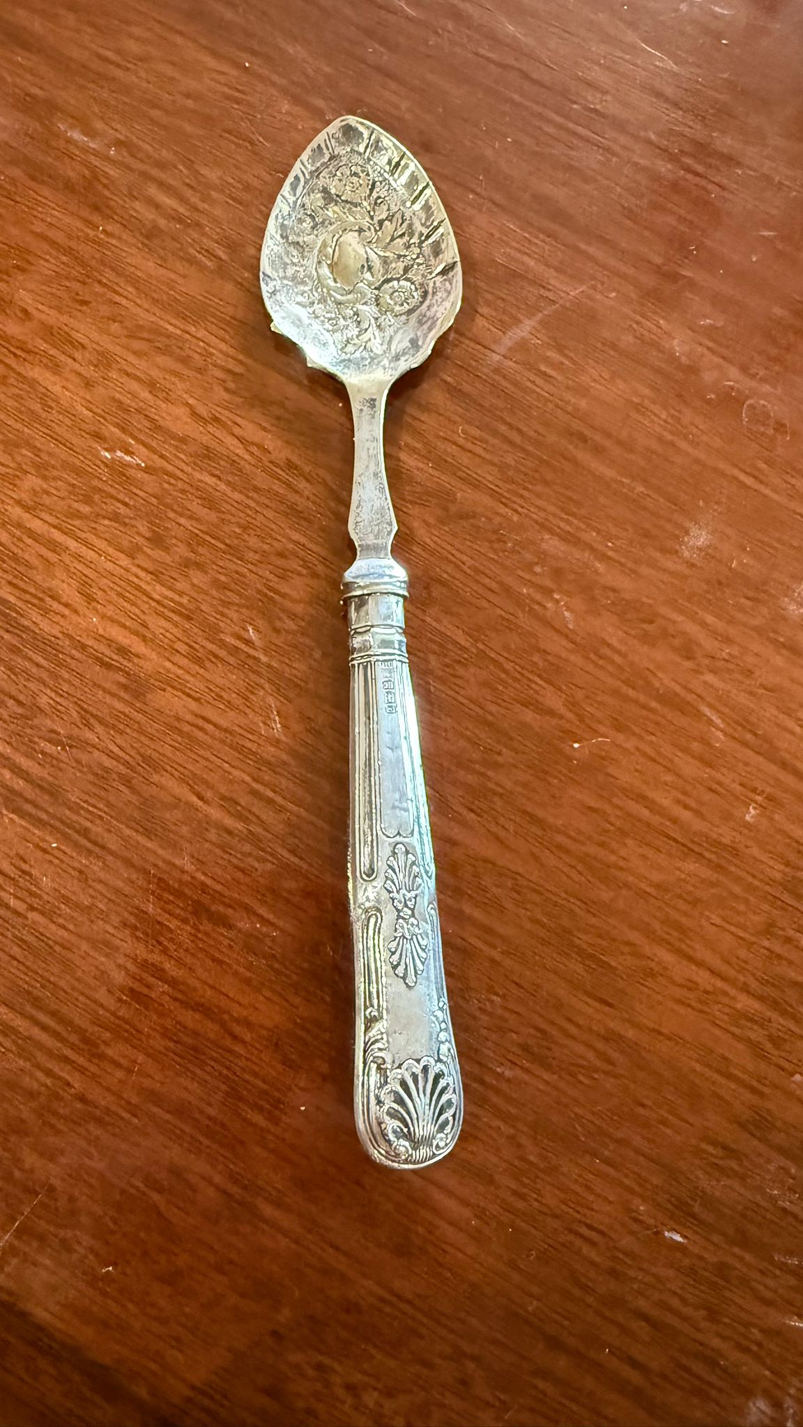 Solid silver spoon appx 1920