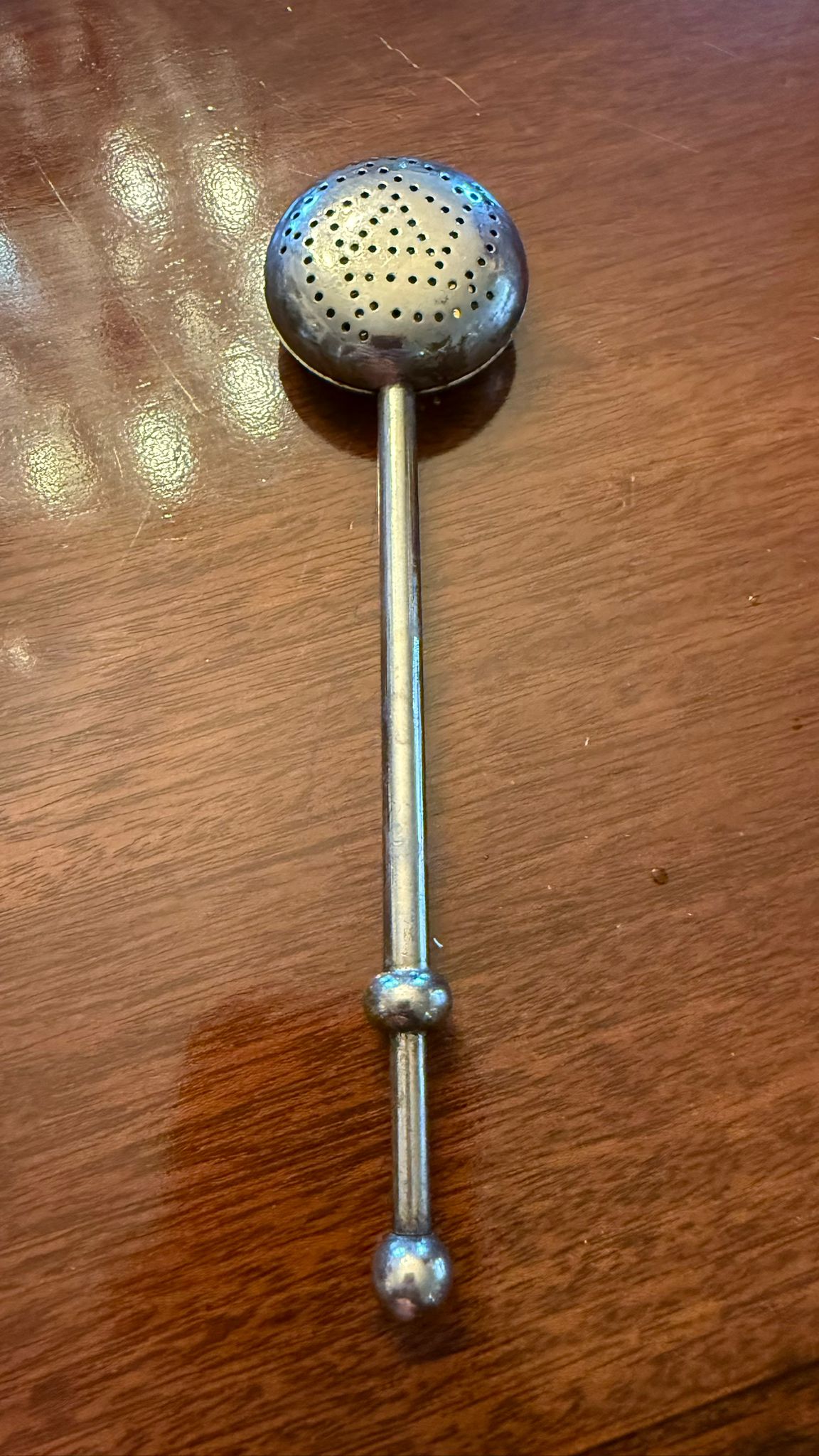 Silver plated tea infuser