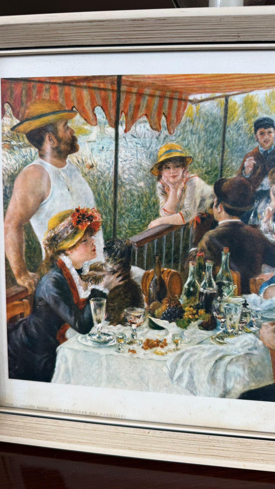 Renoir print 1900 framed