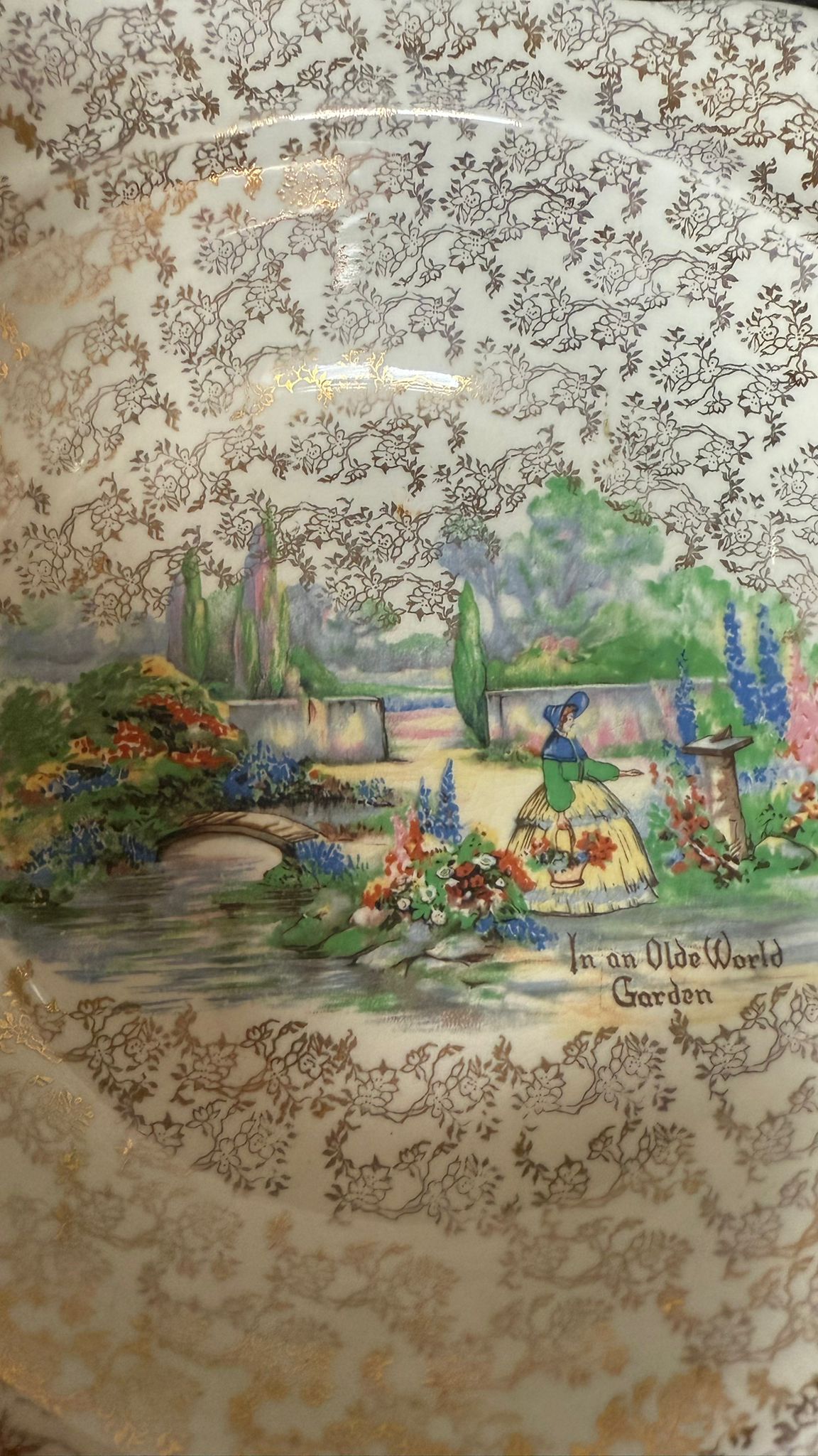 Beautiful dish Staffordshire factory
