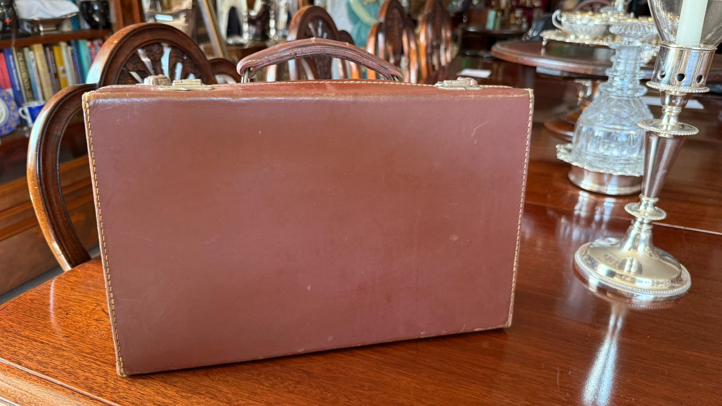 Small leather briefcase