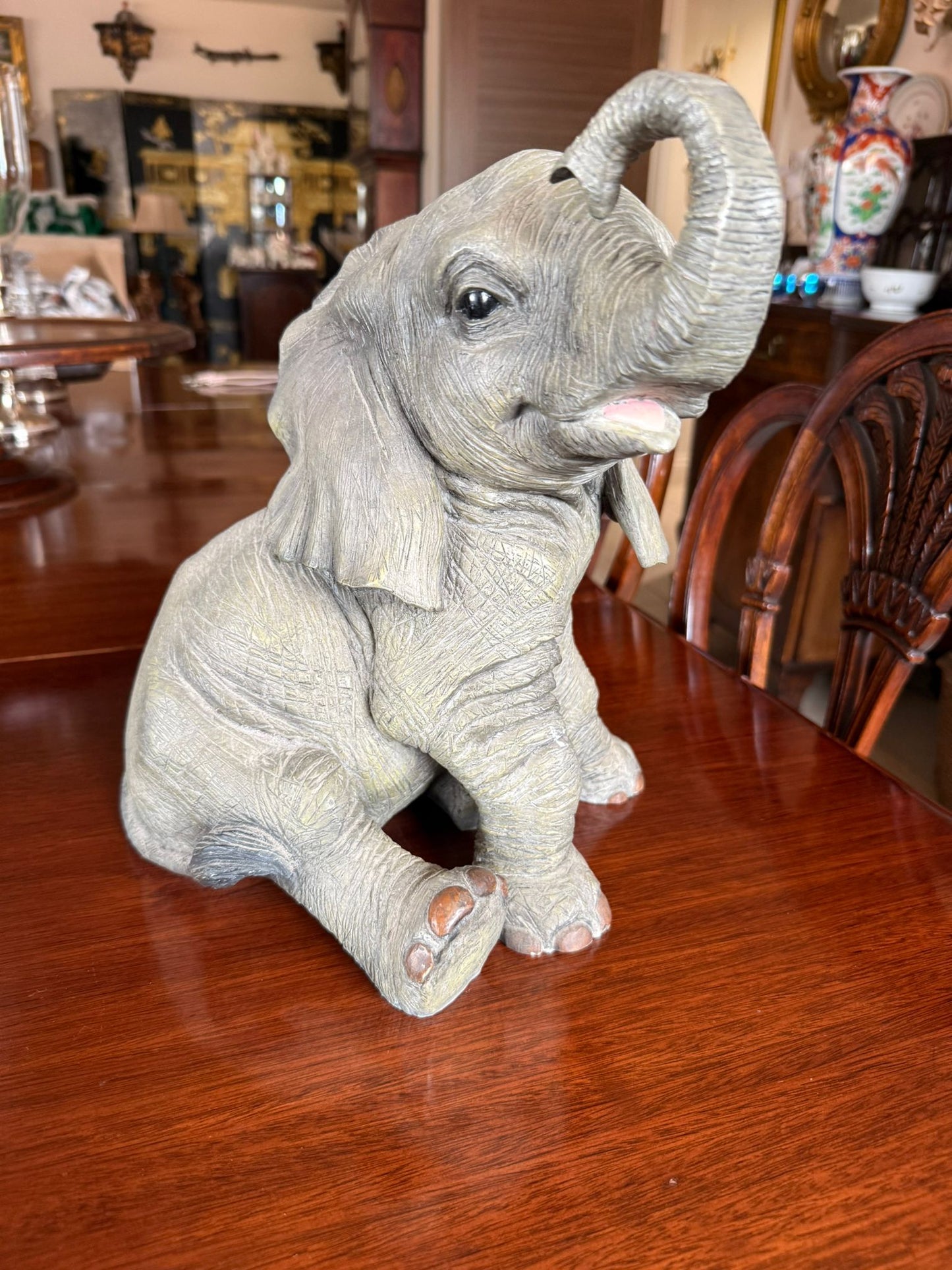Beautiful baby elephant ornament vintage