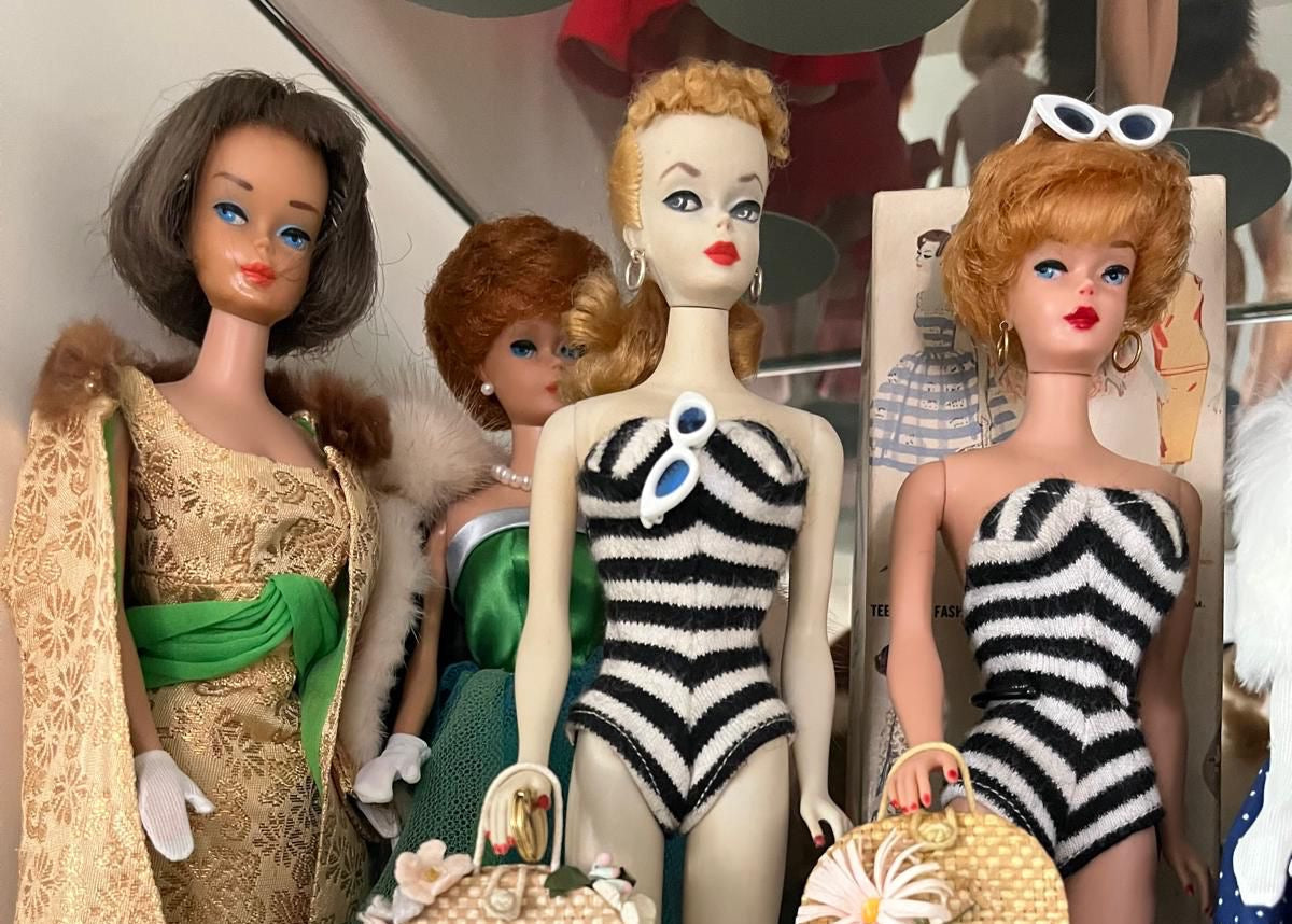 The Barbie Doll Years 1959 - 1996 ⭐️♡☆匿名☆ Vintage Barbie 1959 1960 Ponytail Dolls: Barbie #1, #2, and #3
