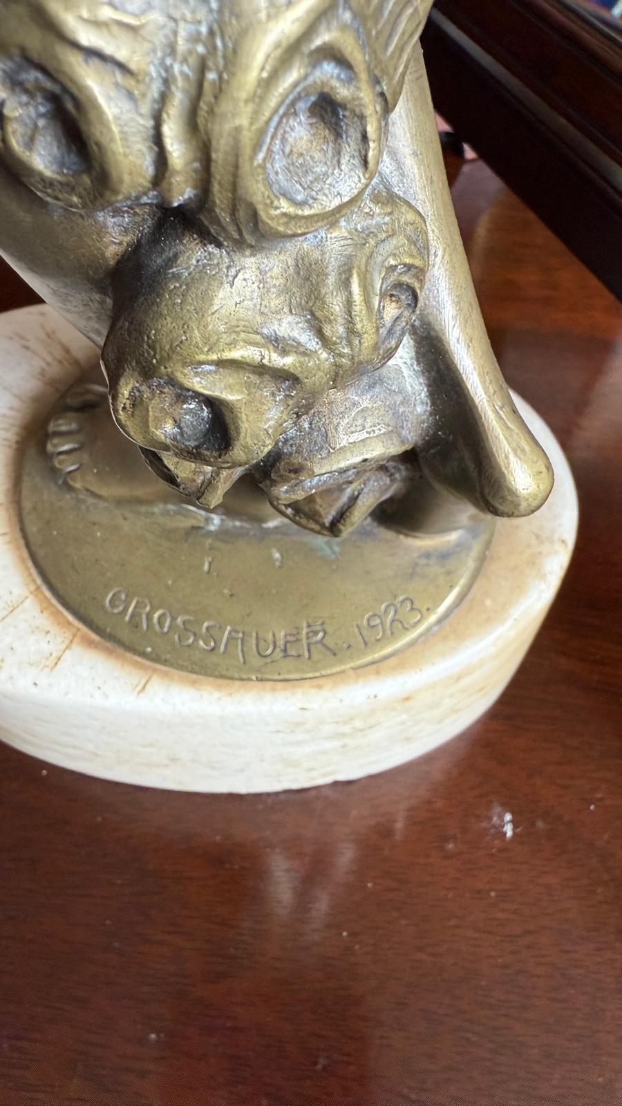 Bronze statue