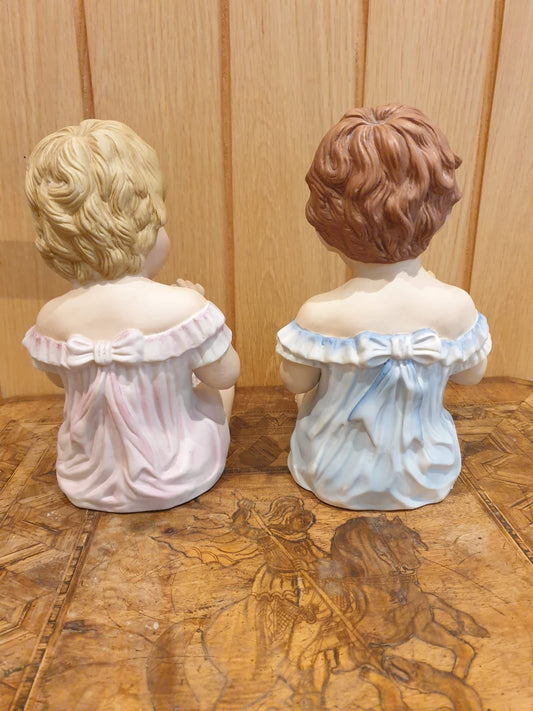Pair of Bisque Dolls