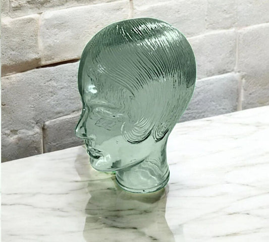 Art Deco Glass Head