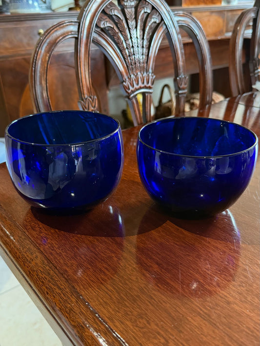 Georgian Bristol Blue Finger Bowls
