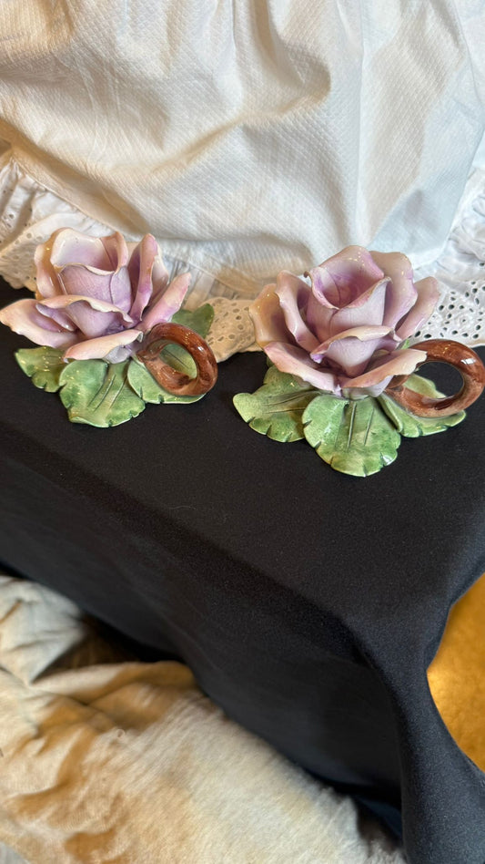 Porcelain Candle Holders