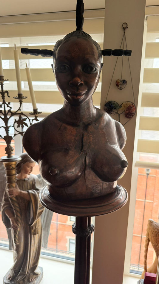1930’s Art Deco Wood Bust