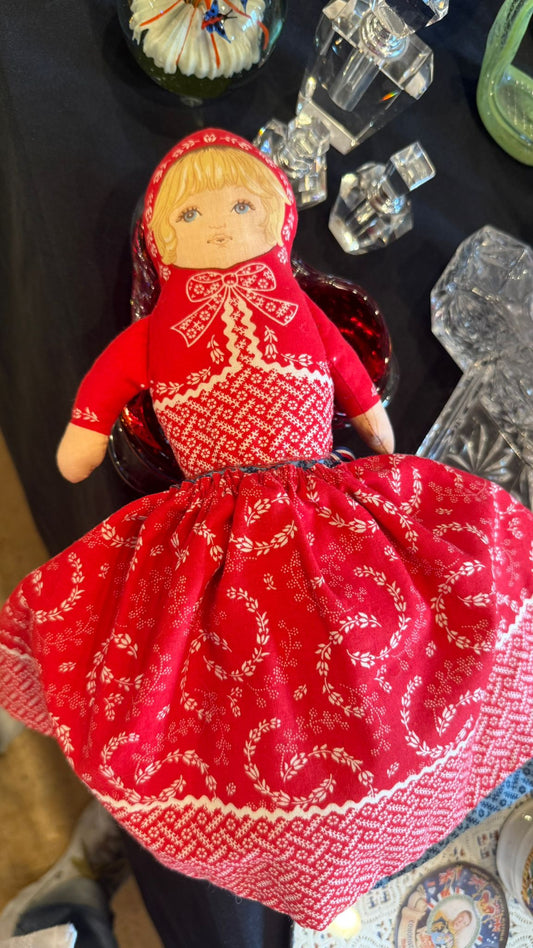 Red Riding Hood/Wolf/ Grandma Topsy Turvy Doll