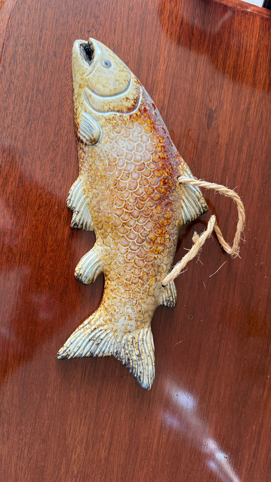Glazed Terracotta wall fish
