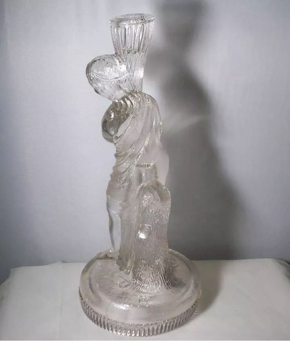 Art Deco Glass Candlestick