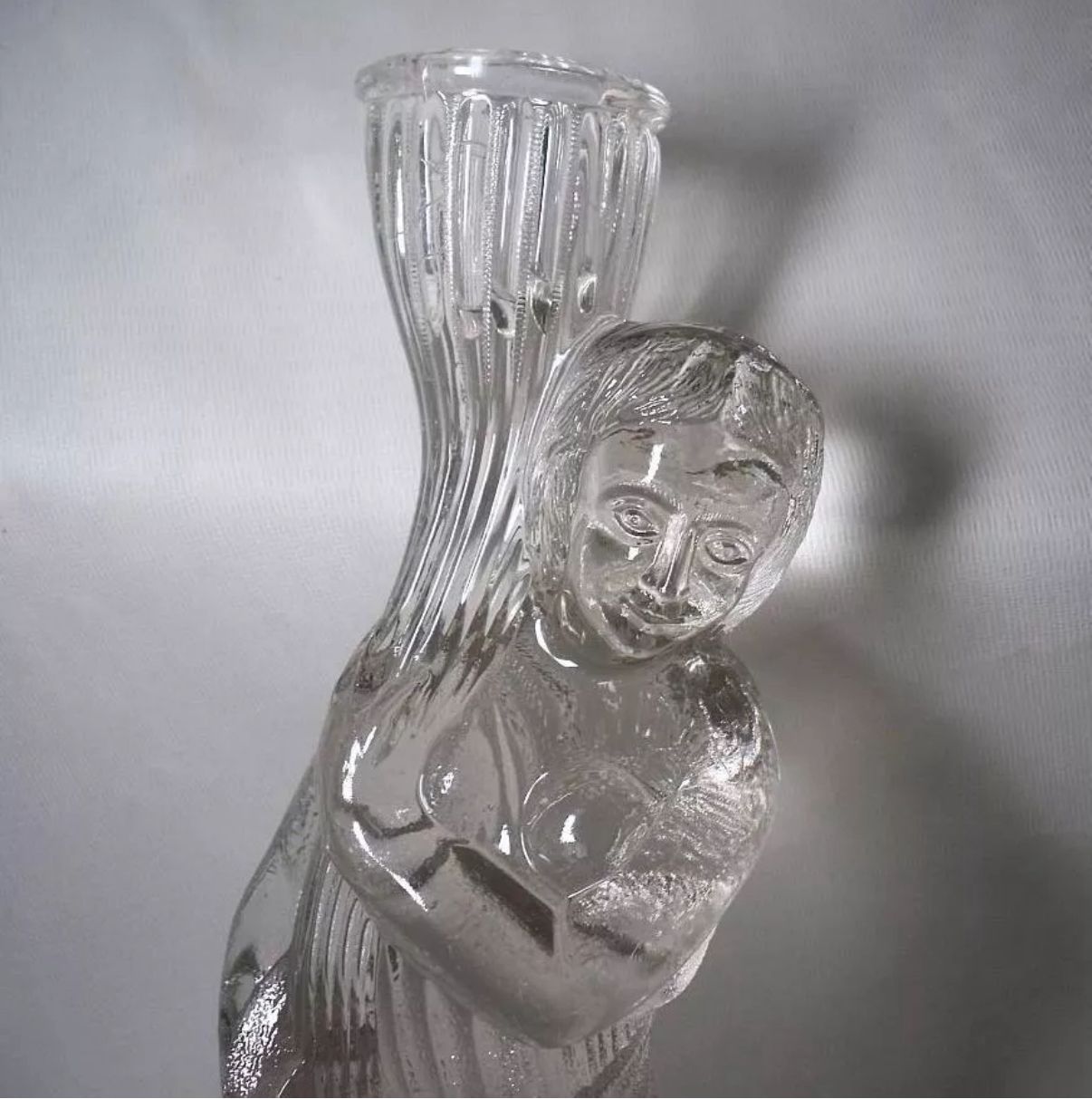 Art Deco Glass Candlestick
