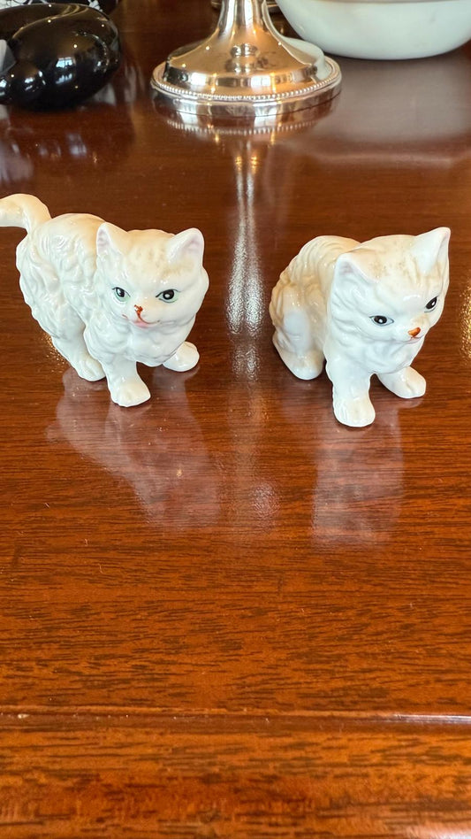 Pair of porcelain Cats