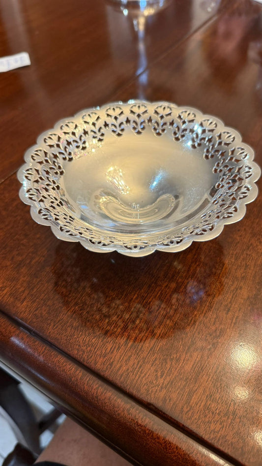 Silver plated Mappin and Webb sweet dish