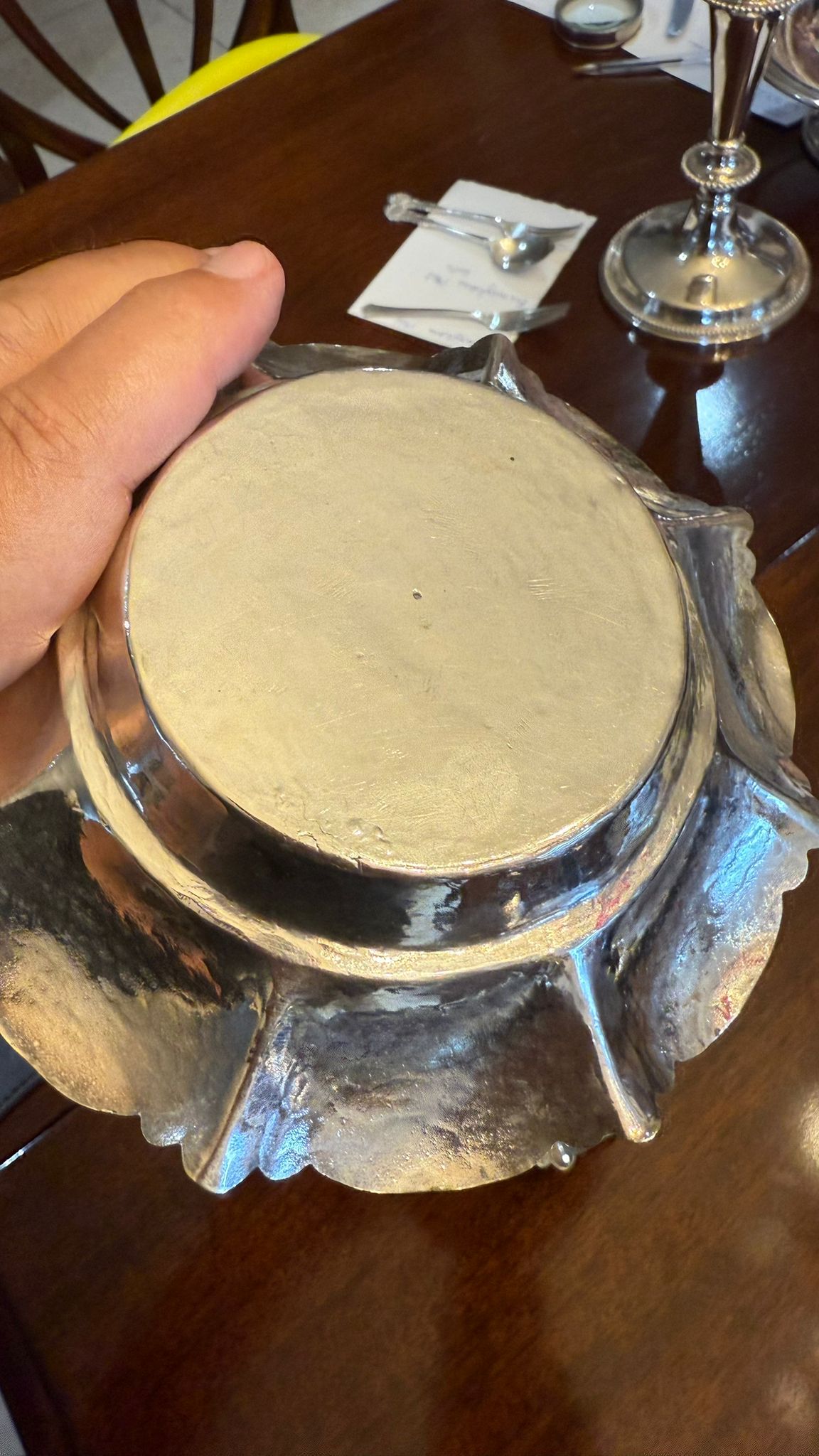 Pair of Silver plated Victorian coasters