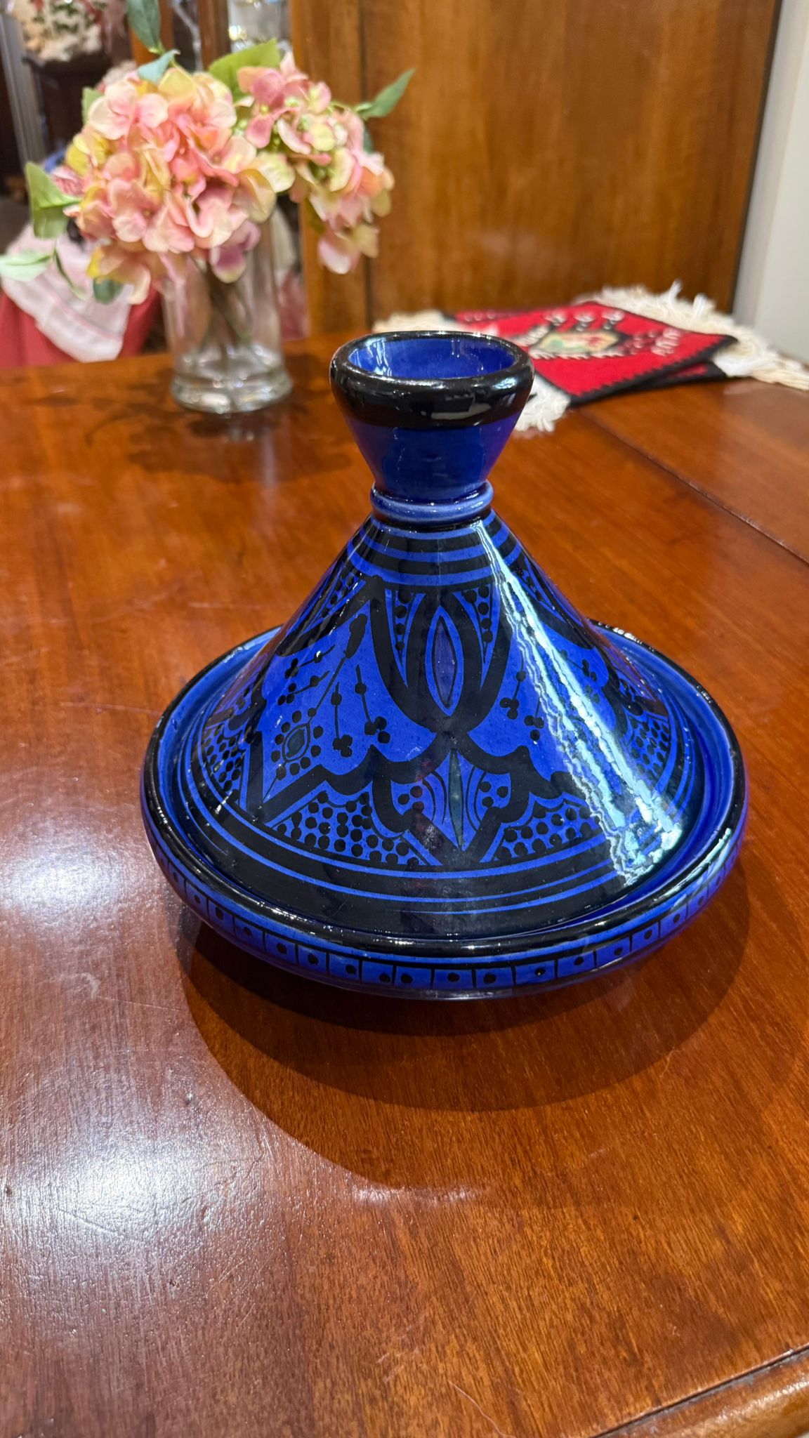 Mid Century terracotta Tagine pot