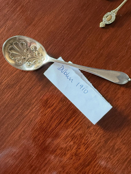 Rare silver spoon Dublin 1910