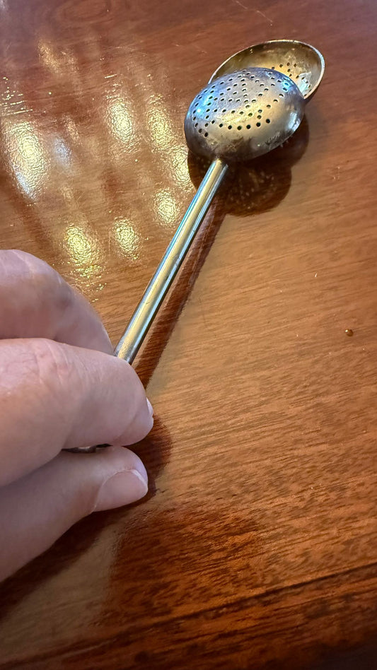 Silver plated tea infuser
