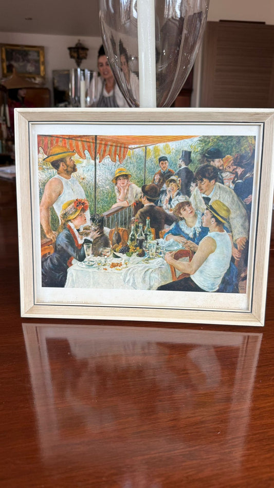 Renoir print 1900 framed