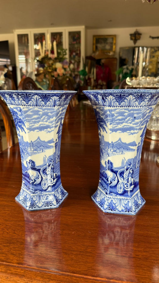 Pair of Cauldon vases 1890