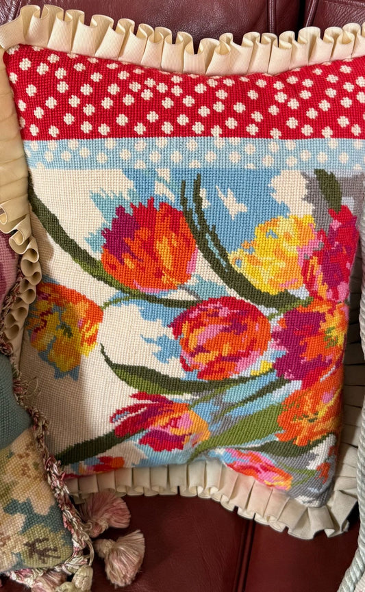 Tapestry cushion