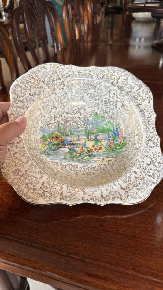 Beautiful dish Staffordshire factory