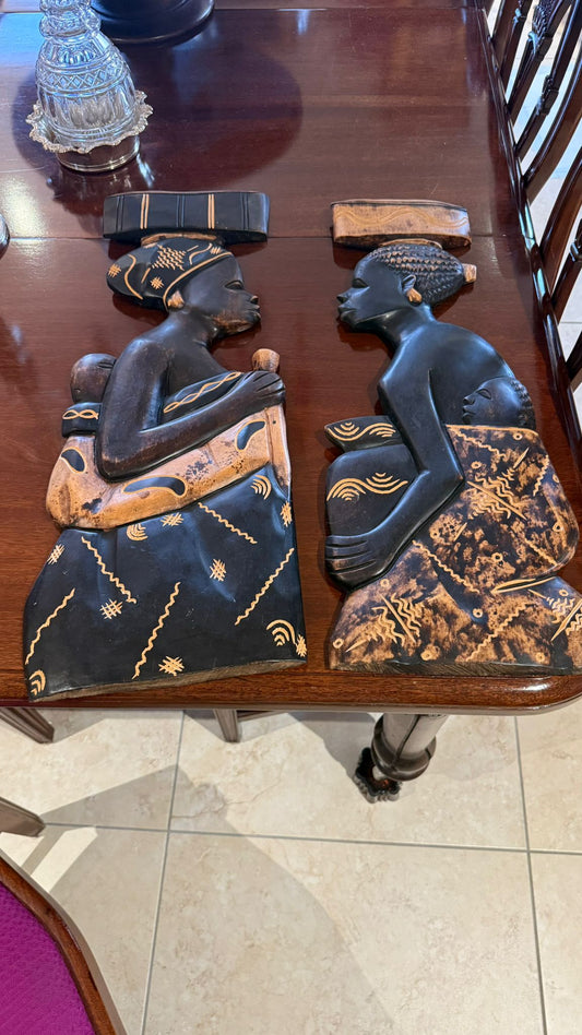 Pair of African Carvings