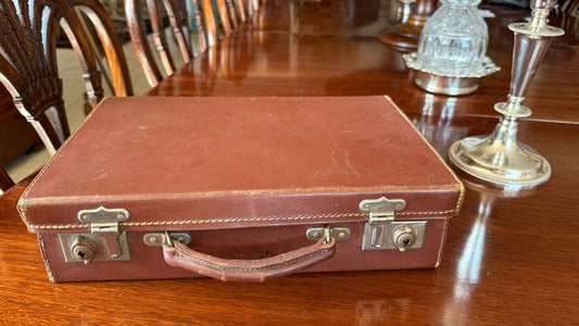 Small leather briefcase