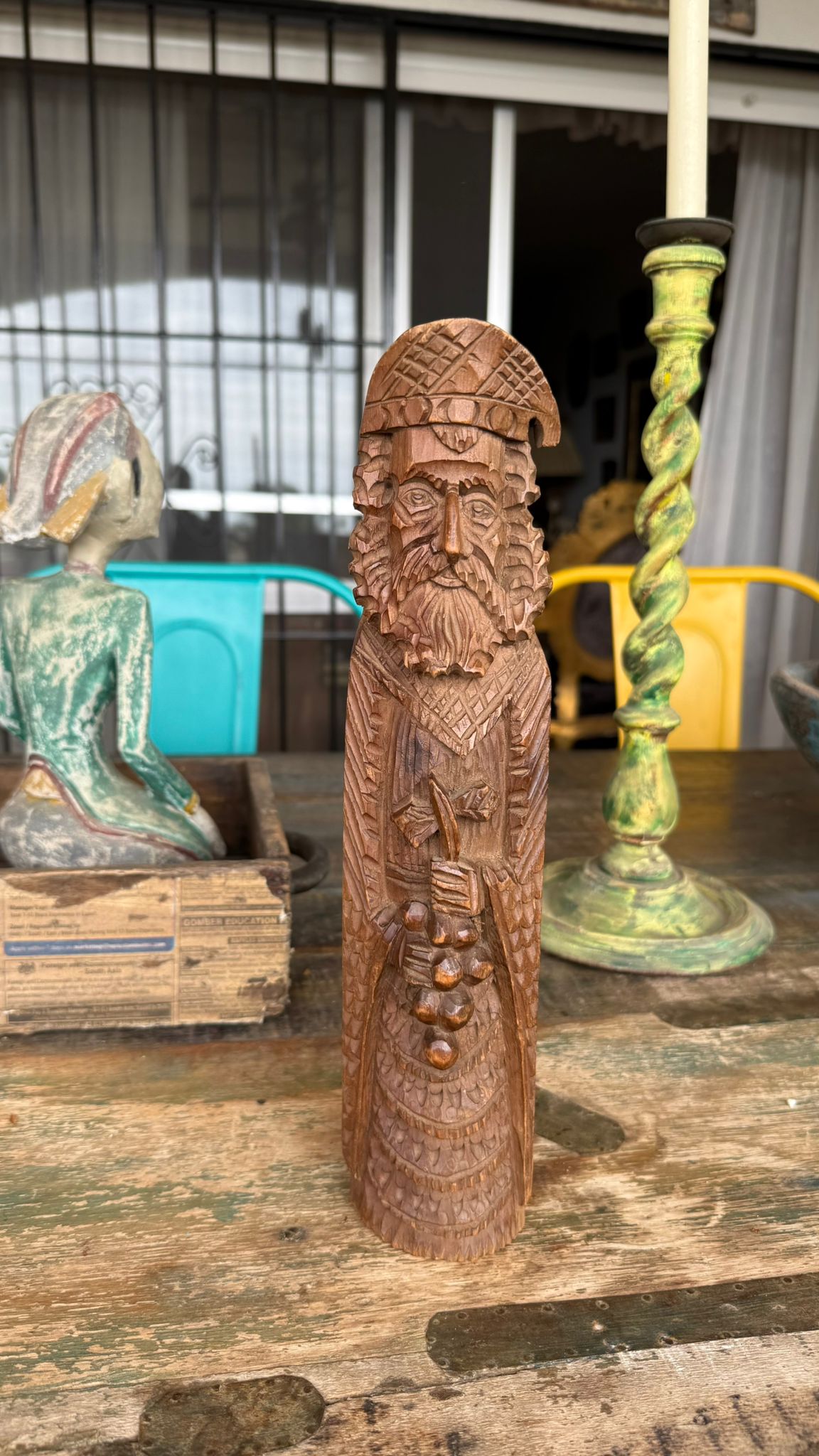 Folk Art Carving St Nicholas