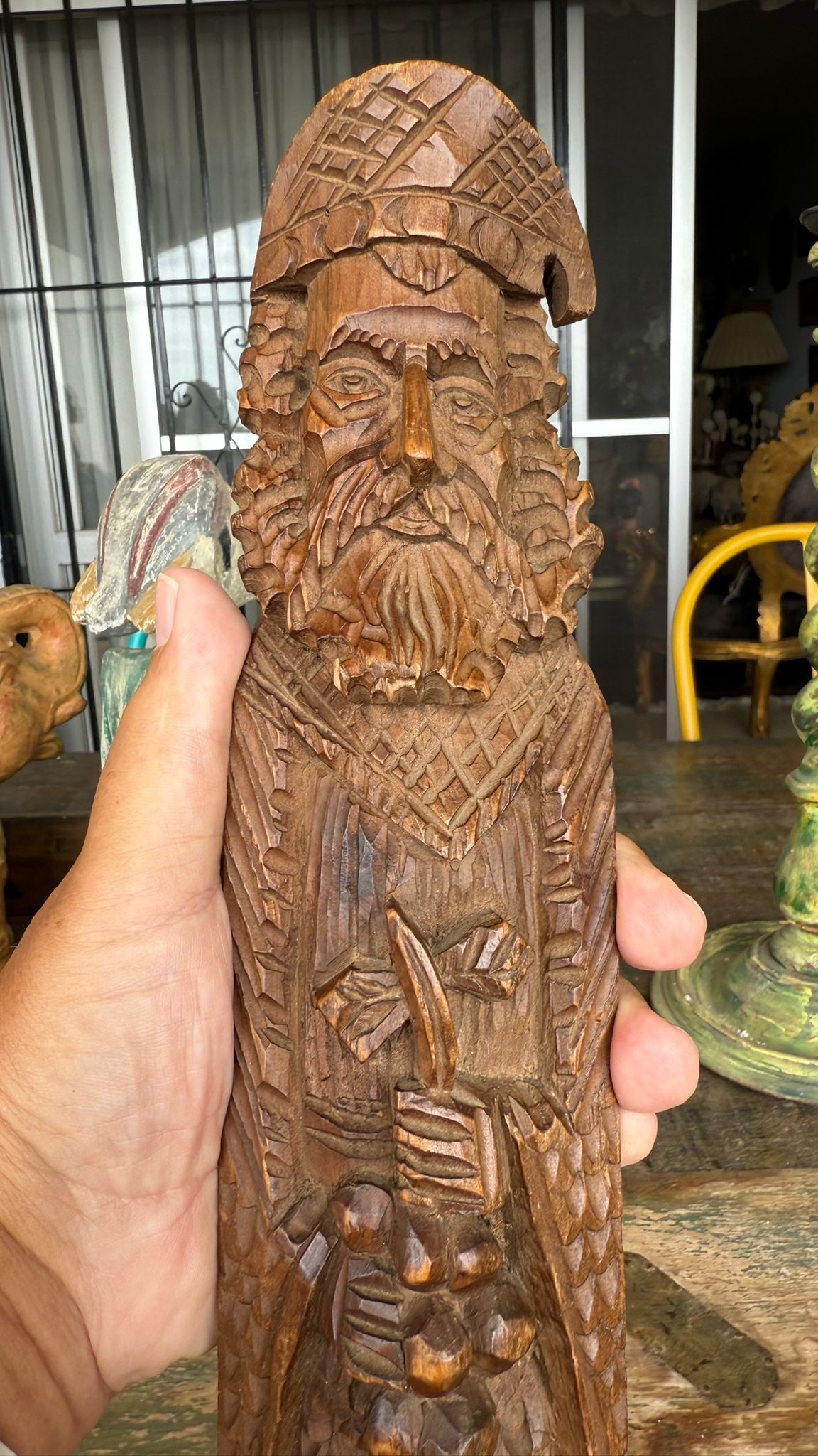 Folk Art Carving St Nicholas